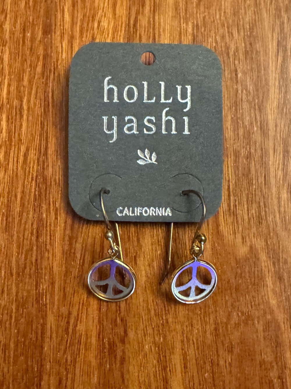 Holly Yashi Peace Sign Earrings